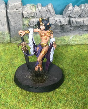 Female Dark Elf Miniature -