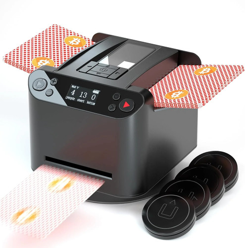 Electric card shuffler - shuffler, –