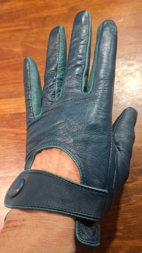 Vintage ladies leather driving - leather,