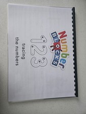Tracing my numbers book