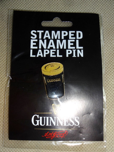Guinness pint enamel pin - guinness,
