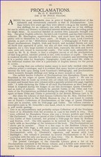 PROCLAMATIONS. 16TH & 17TH