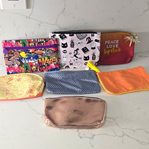 Ipsy zipper makeup bag - bag, lot