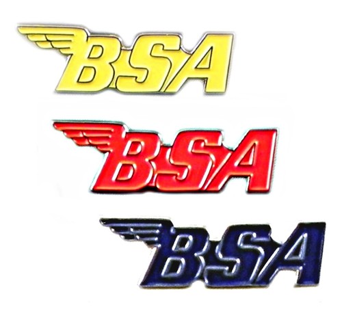 Bsa metal enamel pin badge - metal,
