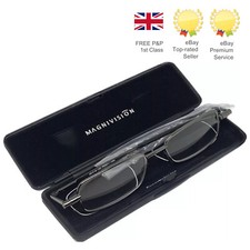 Foster Grant Magnivision  Fold Flat Reading Glasses ALL STRENGTHS  Retail £30