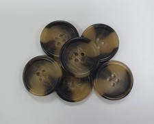 Tortoise 4Hole Round Buttons