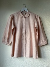 New Ex Seasalt Hope Cottage Blouse Pale Pink Sizes 8-24