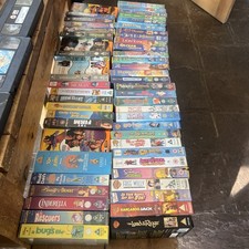 Classic Collection Of Over 60 Children’s Video Tapes
