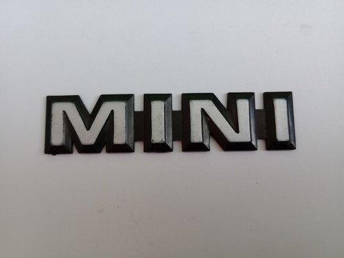 Classic mini boot badge - mini,