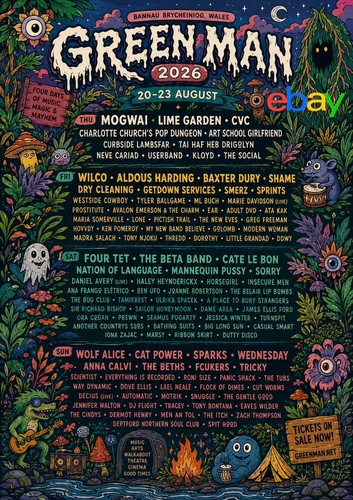 Green man music festival 2026 - man,