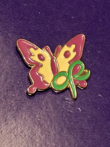 Purple and yellow butterfly - purple,