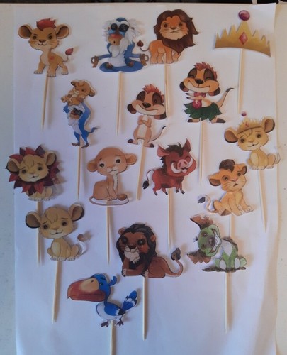 Lion king cupcake toppers - cupcake,