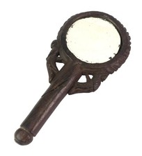 Peacock Figure Wooden Hand