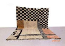 Unique Moroccan Rug Brown, Berber Rug, Custom Rug, Handmade Wool Rug, Beni Ourai