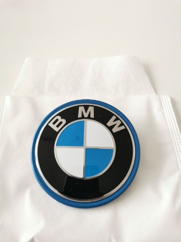 Genuine bmw bonnet badge blue - bmw,