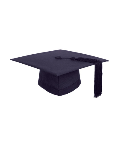 Navy mortarboard graduation - mortarboard,