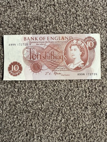 1960s bank england ten - 1960s,