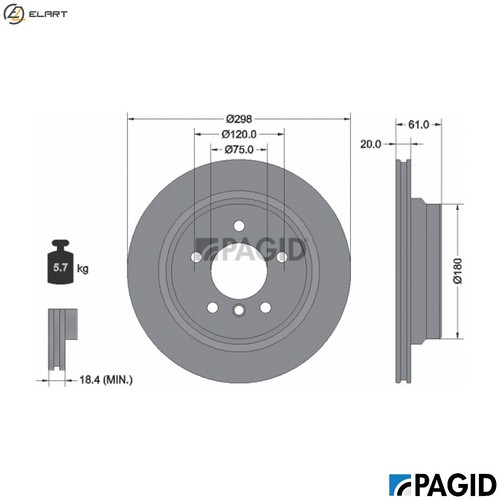 Brake disc 50441nc for - 50441nc,