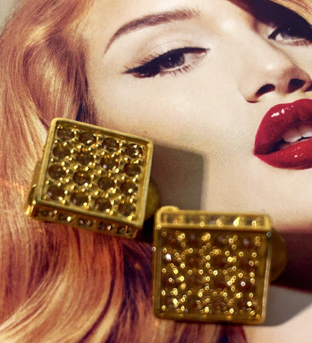 Dior vintage gold pave - vintage,