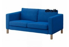 Brand New Ikea Karlstad 2-seat sofa Cover, Korndal Medium Blue, 701.186.52