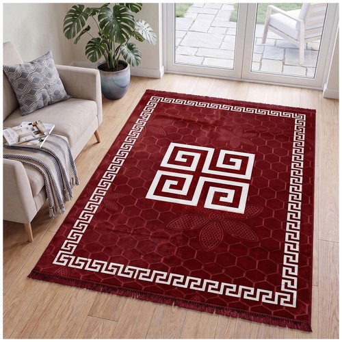 Greek key rug hallway runner - greek,
