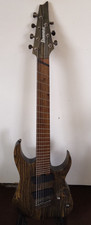 Ibanez RGIF7 7-String Multi-Scale Electric Guitar Iron Label Black Stained
