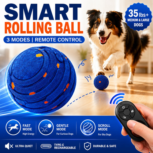 Smart interactive dog toy - dog,