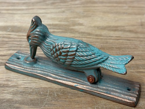 Vintage woodpecker door - woodpecker,