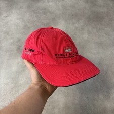 Kings Riding Baseball Cap Mens Adjustable Strapback, Red