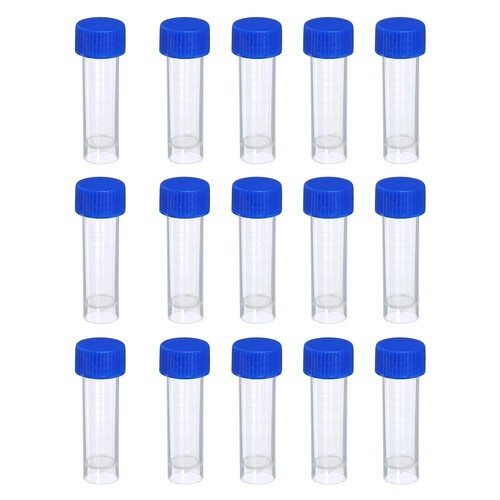 5ml plastic test tubes 15 - 5ml,