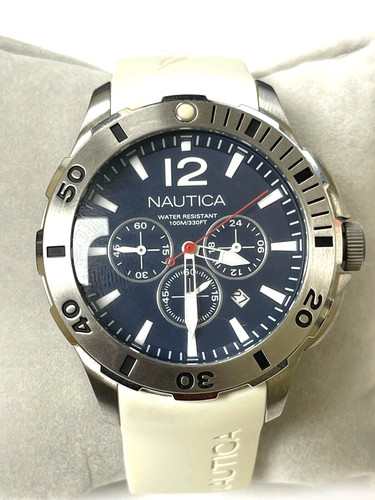 Nautica chronograph blue dial - nautica,