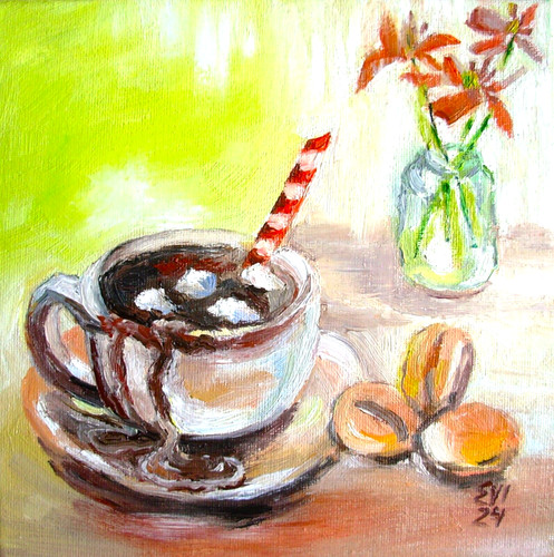 Cup coffee original oil - cup,