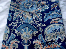 Ralph Lauren Blue Floral Print King Pillow Sham 24"x 38" NEW