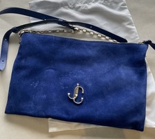 JIMMY CHOO Blue Suede cross