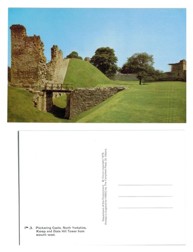 Postcard pickering castle - postcard,