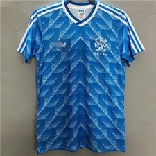 Adult Holland Shirts Netherlands Retro 1988 Top quality Away Football Jersey