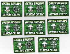 100 x GLASGOW CELTIC 8CM x