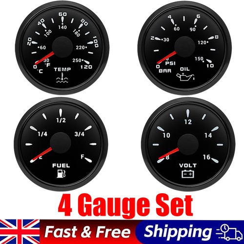 Gauge set black fuel - black,