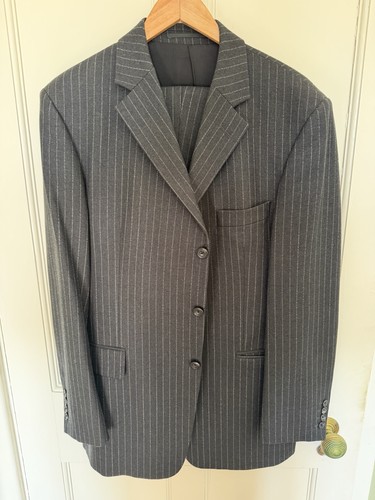 Men grey pin stripe - grey,