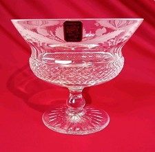 Edinburgh Crystal Thistle Pattern Individual Peach Melba Glass- Chip On Base