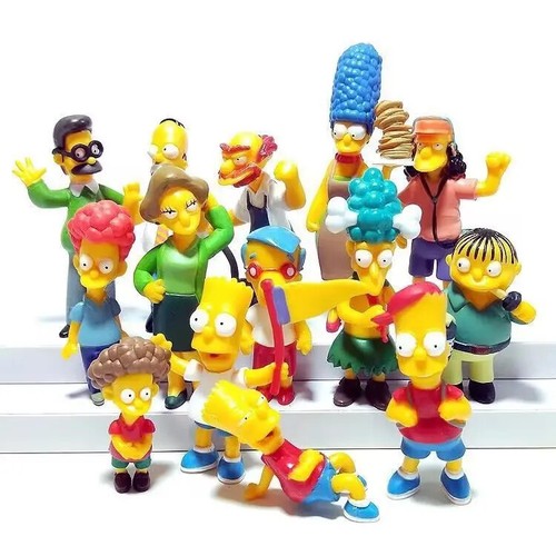 14pcs simpsons cartoon action - simpsons,