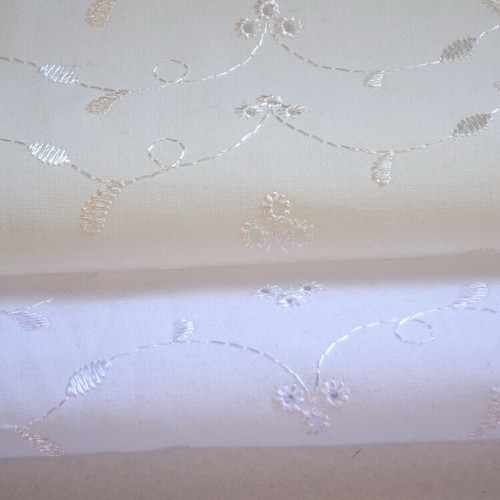 Broderie anglaise poly - anglaise,