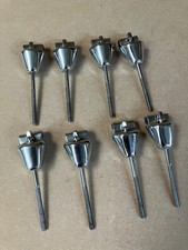 Yamaha Bass Drum T-rods Tension Rods & Bass Drum Claws x 8 (v good condition) #2