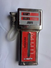 Vintage retro Petrol pump Lighter Small Red Rare smoking flames fire 