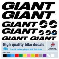 Giant bike labels / decals /