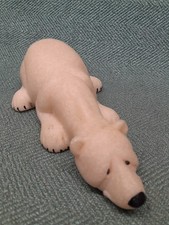 Quarry Critters 'Papa' 2000  Stone Polar Bear Figurine