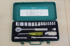 VTG Kamasa Tools 3619 3/8 & 1/4 Square Drive 20 Piece Combination Socket Set VGC