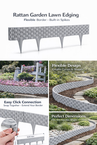 Garden lawn edging border - lawn,