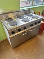 Commercial 6-Hob Electric Cooker – Stainless Steel Catering Range
