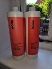 MOOD Dream Curls Sampoo & Mask, 1000ml each, salon size. Vegan.